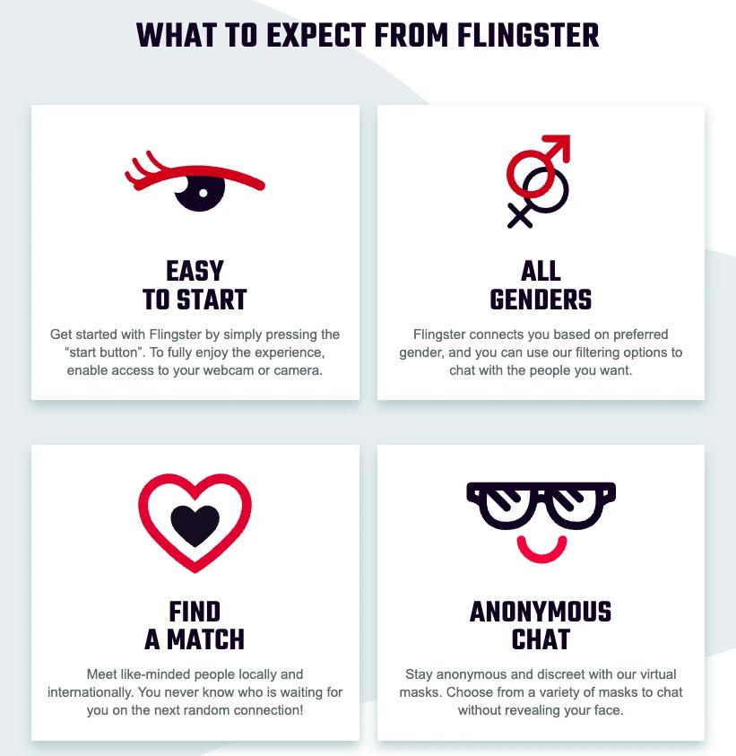 Flingster key features
